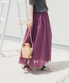 URBAN RESEARCH DOORS / アーバンリサーチ ドアーズ スカート | 『UR TECH』ボイルギャザースカート