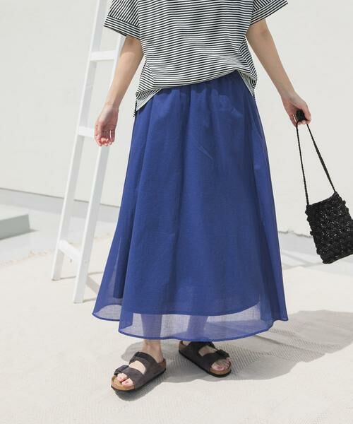 URBAN RESEARCH DOORS / アーバンリサーチ ドアーズ スカート | 『UR TECH』ボイルギャザースカート | 詳細5