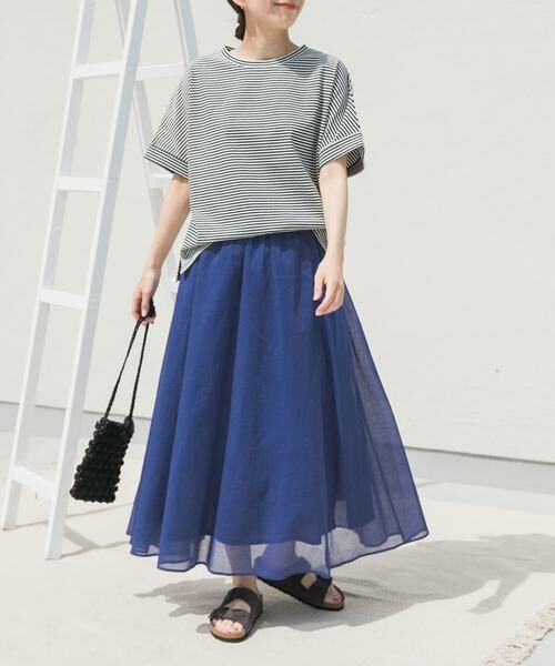 URBAN RESEARCH DOORS / アーバンリサーチ ドアーズ スカート | 『UR TECH』ボイルギャザースカート | 詳細7