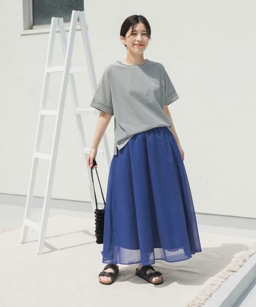 URBAN RESEARCH DOORS / アーバンリサーチ ドアーズ スカート | 『UR TECH』ボイルギャザースカート | 詳細9