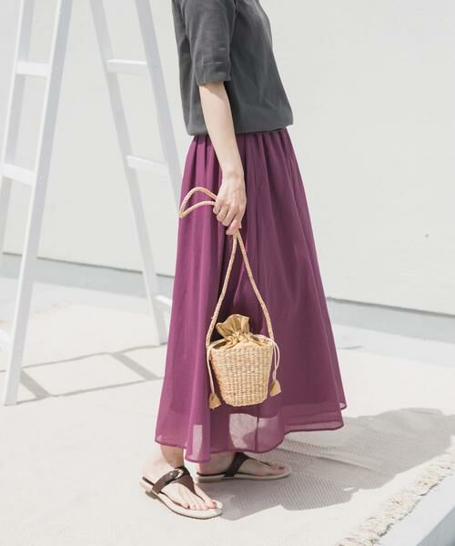 URBAN RESEARCH DOORS / アーバンリサーチ ドアーズ スカート | 『UR TECH』ボイルギャザースカート | 詳細16