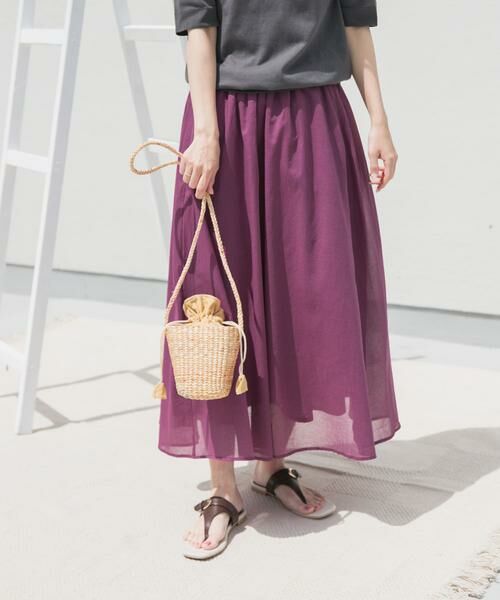 URBAN RESEARCH DOORS / アーバンリサーチ ドアーズ スカート | 『UR TECH』ボイルギャザースカート | 詳細17