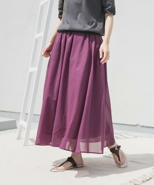 URBAN RESEARCH DOORS / アーバンリサーチ ドアーズ スカート | 『UR TECH』ボイルギャザースカート | 詳細19