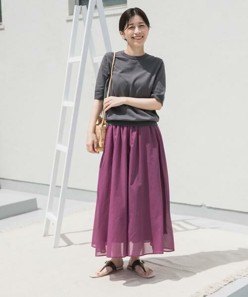 URBAN RESEARCH DOORS / アーバンリサーチ ドアーズ スカート | 『UR TECH』ボイルギャザースカート | 詳細20