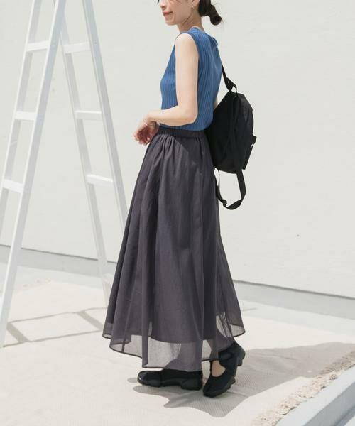 URBAN RESEARCH DOORS / アーバンリサーチ ドアーズ スカート | 『UR TECH』ボイルギャザースカート | 詳細29