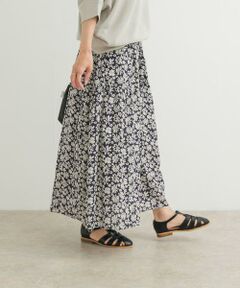 URBAN RESEARCH DOORS / アーバンリサーチ ドアーズ スカート | コットンフラワーギャザースカート