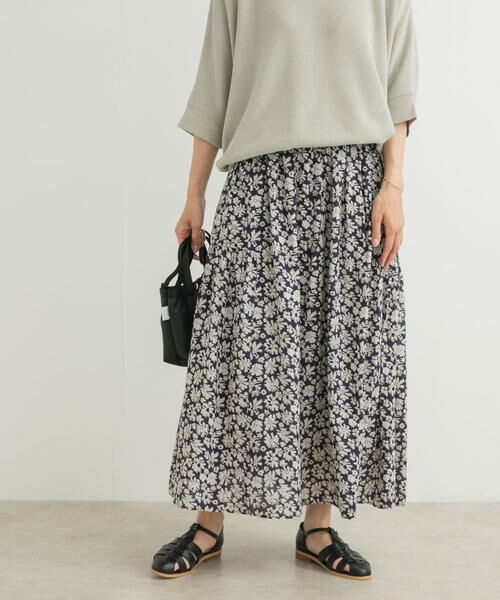 URBAN RESEARCH DOORS / アーバンリサーチ ドアーズ スカート | コットンフラワーギャザースカート | 詳細2