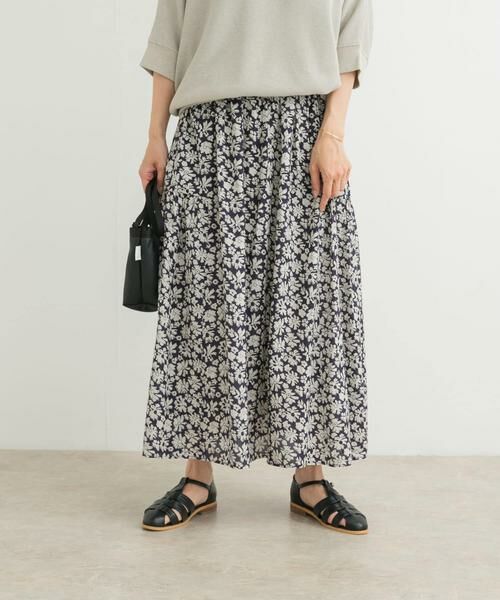 URBAN RESEARCH DOORS / アーバンリサーチ ドアーズ スカート | コットンフラワーギャザースカート | 詳細3