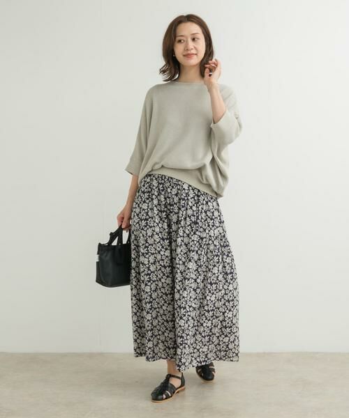URBAN RESEARCH DOORS / アーバンリサーチ ドアーズ スカート | コットンフラワーギャザースカート | 詳細9