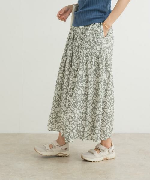 URBAN RESEARCH DOORS / アーバンリサーチ ドアーズ スカート | コットンフラワーギャザースカート | 詳細17