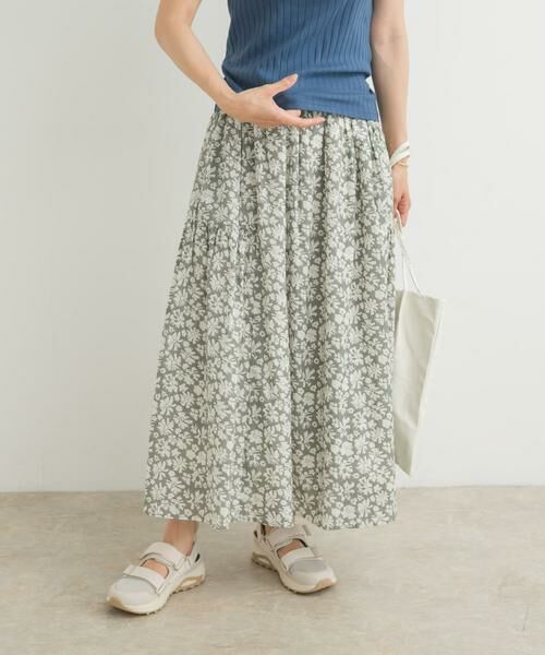 URBAN RESEARCH DOORS / アーバンリサーチ ドアーズ スカート | コットンフラワーギャザースカート | 詳細19
