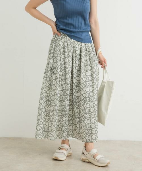 URBAN RESEARCH DOORS / アーバンリサーチ ドアーズ スカート | コットンフラワーギャザースカート | 詳細20