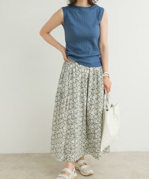 URBAN RESEARCH DOORS / アーバンリサーチ ドアーズ スカート | コットンフラワーギャザースカート | 詳細21