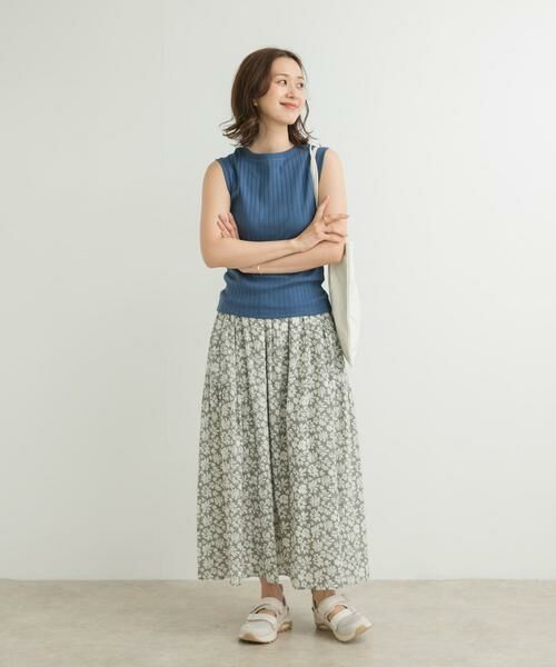 URBAN RESEARCH DOORS / アーバンリサーチ ドアーズ スカート | コットンフラワーギャザースカート | 詳細23