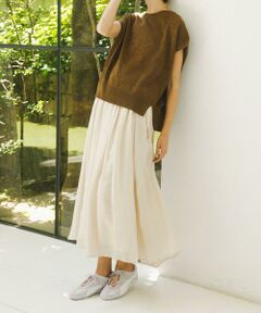 URBAN RESEARCH DOORS / アーバンリサーチ ドアーズ スカート | ブライトギャザースカート