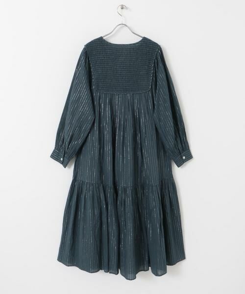 URBAN RESEARCH DOORS / アーバンリサーチ ドアーズ ワンピース | ラメストライプワンピース | 詳細16