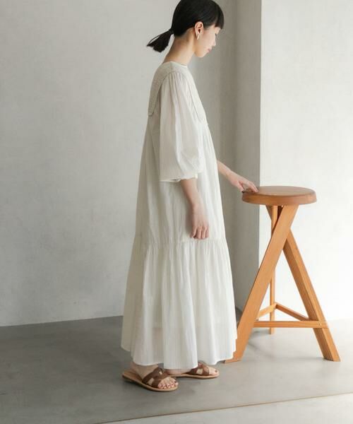 URBAN RESEARCH DOORS / アーバンリサーチ ドアーズ ワンピース | ラメストライプワンピース | 詳細29