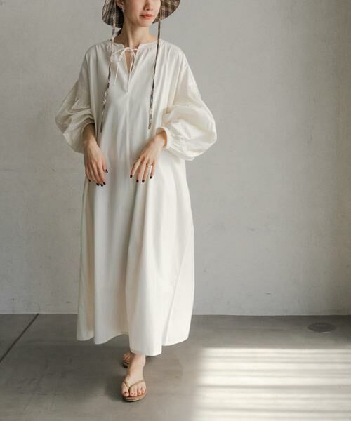 URBAN RESEARCH DOORS / アーバンリサーチ ドアーズ ワンピース | ボリュームスリーブワンピース | 詳細20