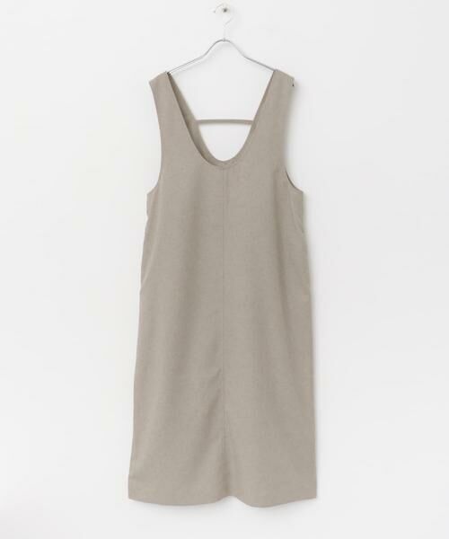 URBAN RESEARCH DOORS / アーバンリサーチ ドアーズ ワンピース | ドライタッチUネックジャンパースカート | 詳細21