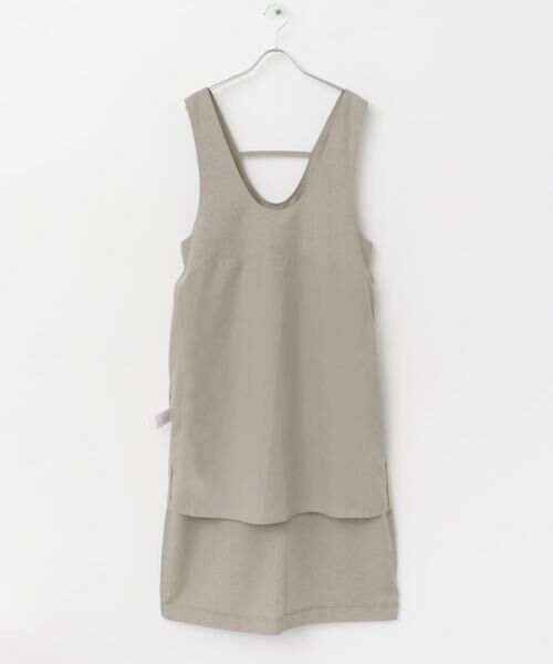 URBAN RESEARCH DOORS / アーバンリサーチ ドアーズ ワンピース | ドライタッチUネックジャンパースカート | 詳細23