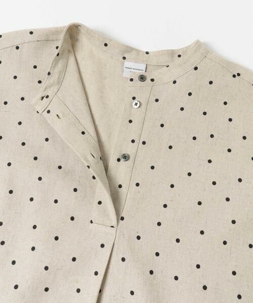 URBAN RESEARCH DOORS / アーバンリサーチ ドアーズ ワンピース | リネンレーヨンドットフレアワンピース | 詳細23