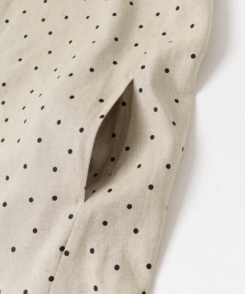 URBAN RESEARCH DOORS / アーバンリサーチ ドアーズ ワンピース | リネンレーヨンドットフレアワンピース | 詳細24