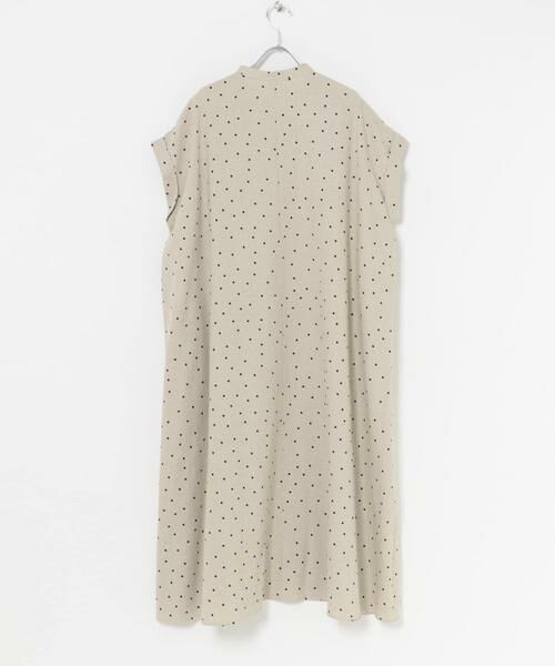 URBAN RESEARCH DOORS / アーバンリサーチ ドアーズ ワンピース | リネンレーヨンドットフレアワンピース | 詳細25