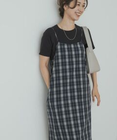 URBAN RESEARCH DOORS / アーバンリサーチ ドアーズ ワンピース | チェックキャミワンピース