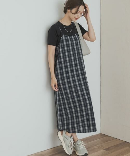 URBAN RESEARCH DOORS / アーバンリサーチ ドアーズ ワンピース | チェックキャミワンピース | 詳細2