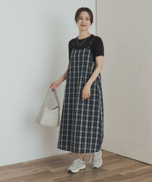 URBAN RESEARCH DOORS / アーバンリサーチ ドアーズ ワンピース | チェックキャミワンピース | 詳細6