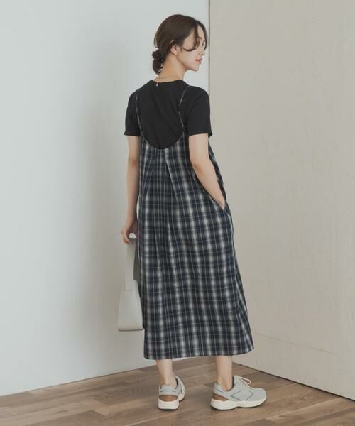 URBAN RESEARCH DOORS / アーバンリサーチ ドアーズ ワンピース | チェックキャミワンピース | 詳細7