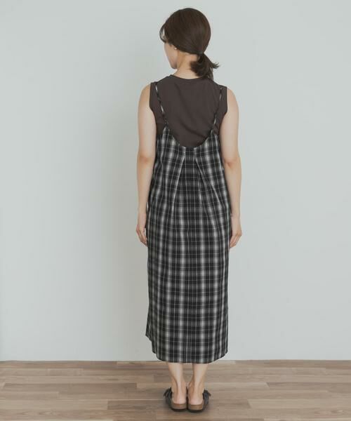 URBAN RESEARCH DOORS / アーバンリサーチ ドアーズ ワンピース | チェックキャミワンピース | 詳細23