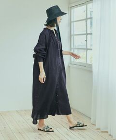 URBAN RESEARCH DOORS / アーバンリサーチ ドアーズ ワンピース | リネンギャザーワンピース