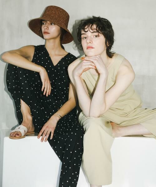 URBAN RESEARCH DOORS / アーバンリサーチ ドアーズ サロペット・オールインワン | リネンレーヨンドットオールインワン | 詳細16