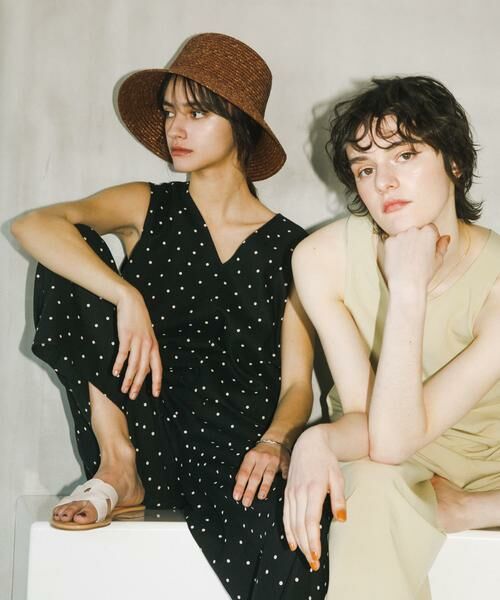 URBAN RESEARCH DOORS / アーバンリサーチ ドアーズ サロペット・オールインワン | リネンレーヨンドットオールインワン | 詳細17