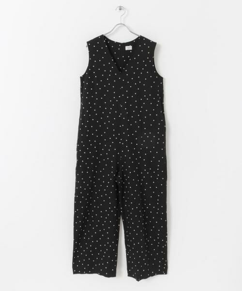 URBAN RESEARCH DOORS / アーバンリサーチ ドアーズ サロペット・オールインワン | リネンレーヨンドットオールインワン | 詳細18