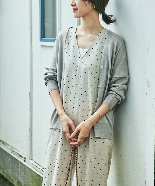 URBAN RESEARCH DOORS / アーバンリサーチ ドアーズ サロペット・オールインワン | リネンレーヨンドットオールインワン | 詳細27