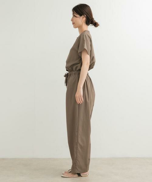URBAN RESEARCH DOORS / アーバンリサーチ ドアーズ サロペット・オールインワン | リネンMIXコンビネゾン | 詳細15
