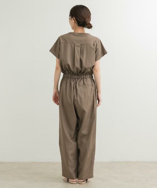 URBAN RESEARCH DOORS / アーバンリサーチ ドアーズ サロペット・オールインワン | リネンMIXコンビネゾン | 詳細16