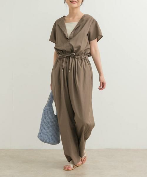 URBAN RESEARCH DOORS / アーバンリサーチ ドアーズ サロペット・オールインワン | リネンMIXコンビネゾン | 詳細3