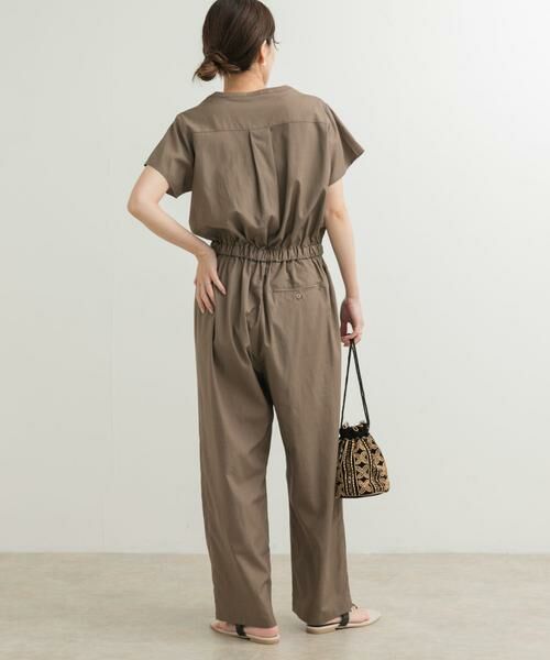 URBAN RESEARCH DOORS / アーバンリサーチ ドアーズ サロペット・オールインワン | リネンMIXコンビネゾン | 詳細5