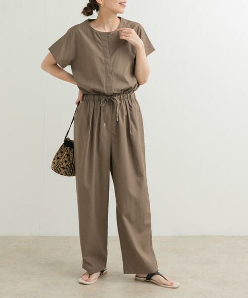 URBAN RESEARCH DOORS / アーバンリサーチ ドアーズ サロペット・オールインワン | リネンMIXコンビネゾン | 詳細6