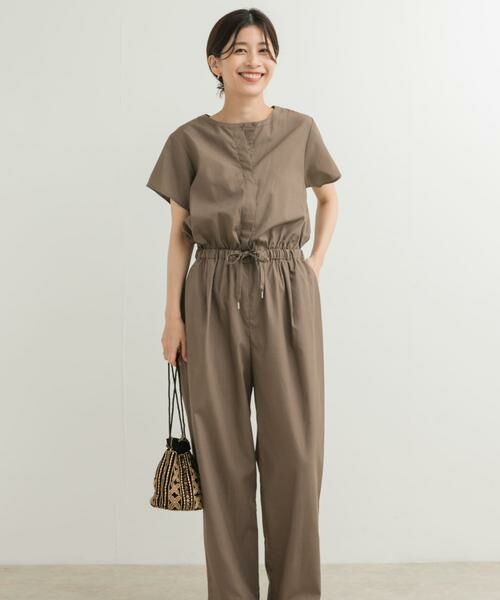 URBAN RESEARCH DOORS / アーバンリサーチ ドアーズ サロペット・オールインワン | リネンMIXコンビネゾン | 詳細8