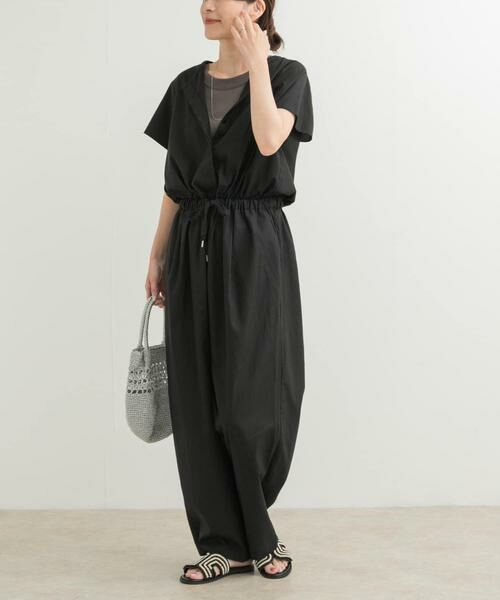 URBAN RESEARCH DOORS / アーバンリサーチ ドアーズ サロペット・オールインワン | リネンMIXコンビネゾン | 詳細28