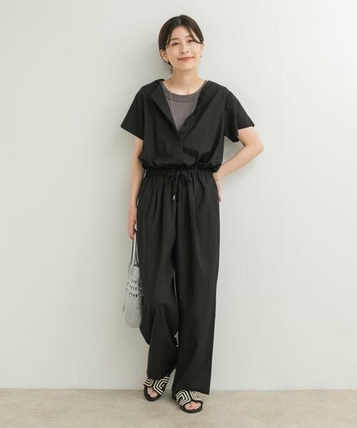 URBAN RESEARCH DOORS / アーバンリサーチ ドアーズ サロペット・オールインワン | リネンMIXコンビネゾン | 詳細30