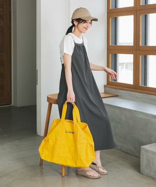 URBAN RESEARCH DOORS / アーバンリサーチ ドアーズ ワンピース | 『仁村紗和さん着用』『UR TECH』サマシェアバックドロストキャミワンピース | 詳細27