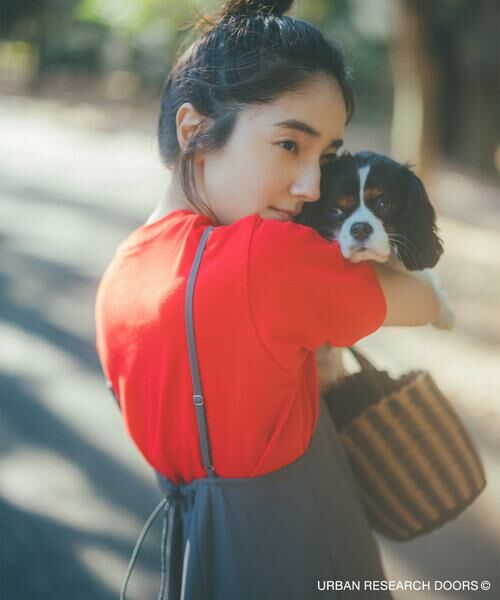 URBAN RESEARCH DOORS / アーバンリサーチ ドアーズ ワンピース | 『仁村紗和さん着用』『UR TECH』サマシェアバックドロストキャミワンピース | 詳細17