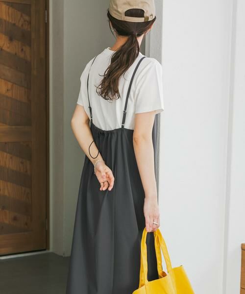 URBAN RESEARCH DOORS / アーバンリサーチ ドアーズ ワンピース | 『仁村紗和さん着用』『UR TECH』サマシェアバックドロストキャミワンピース | 詳細19