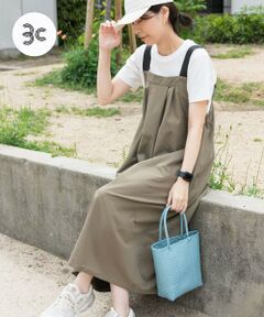 URBAN RESEARCH DOORS / アーバンリサーチ ドアーズ ワンピース | 『WEB/一部店舗限定カラー』『UR TECH POLIsh POLI』ワークジャンスカ