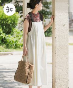 URBAN RESEARCH DOORS / アーバンリサーチ ドアーズ ワンピース | 『WEB/一部店舗限定カラー』『UR TECH POLIsh POLI』ワークジャンスカ